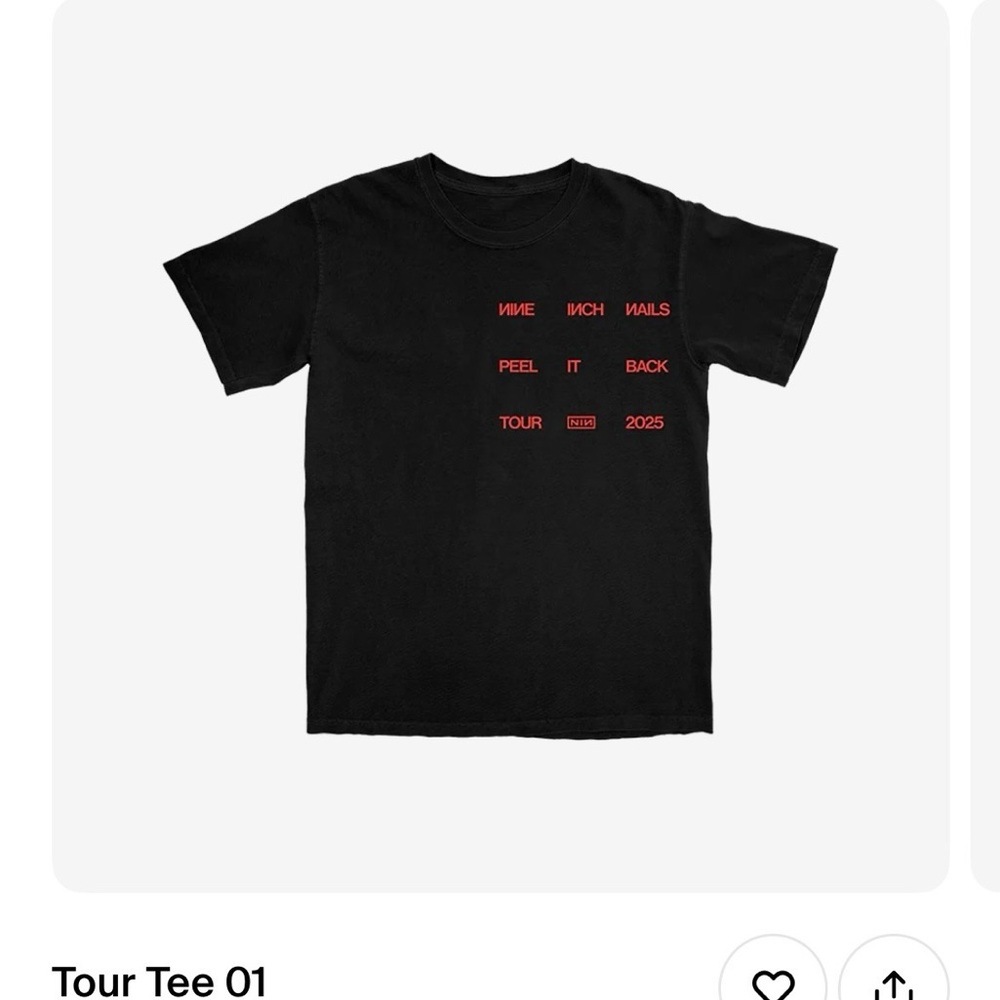 Black Tour Graphic Men's T-Shirt